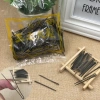Gim tăm chữ Y 100 chiếc 500g - U cứng đầu tròn gợn sóng, thép chống gỉ, an toàn cho tóc, makeup chuyên nghiệp 8