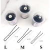 Gim tăm chữ Y 100 chiếc 500g - U cứng đầu tròn gợn sóng, thép chống gỉ, an toàn cho tóc, makeup chuyên nghiệp 9