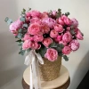 Giỏ cắm hoa bằng cói phong cách vintage - Sang trọng, giá ưu đãi 30.000đ