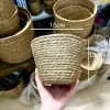 Giỏ cắm hoa bằng cói phong cách vintage - Sang trọng, giá ưu đãi 30.000đ 5