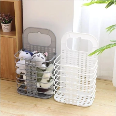 Giỏ đựng đồ gấp gọn thông minh treo tường, đựng quần áo, đồ tắm 22.000đ