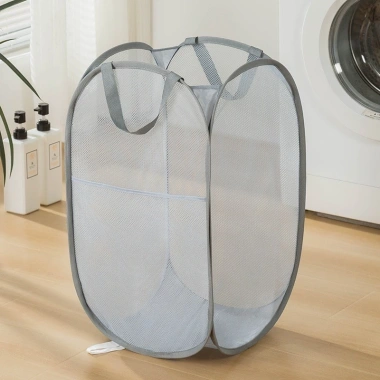 Giỏ Đựng Đồ Giặt Thoáng Khí Gấp Gọn Tiết Kiệm Không Gian - Siêu Lớn, Quai Xách, Giá 59.000₫ 10