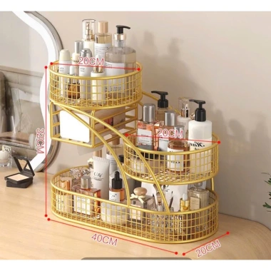 Giỏ Đựng Mỹ Phẩm & Trái Cây, Giá Đỡ Kim Loại Hoa Quả Bánh Kẹo Tết - 324.350 VNĐ 5