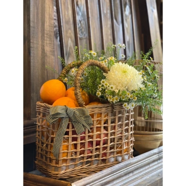 Giỏ đựng quà Tết 2 quay xách tiện, gọn nhẹ, cứng cáp chịu 10-20kg, chỉ 120.000₫