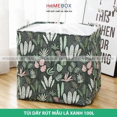 Giỏ Đựng Quần Áo Cỡ Lớn Chống Thấm Nước – Thùng Túi Vải Quai Xách, Đựng Chăn Màn Mền, 39.000đ