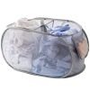 Giỏ Đựng Quần Áo Gấp Gọn Lưới Thoáng Khí Polyester, Chống Ẩm Mốc, Tay Cầm 9