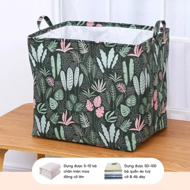 Giỏ Đựng Quần Áo Handobox 100L-140L Chống Nước, Túi Vải Gấp Gọn Giá 31.000₫ 7