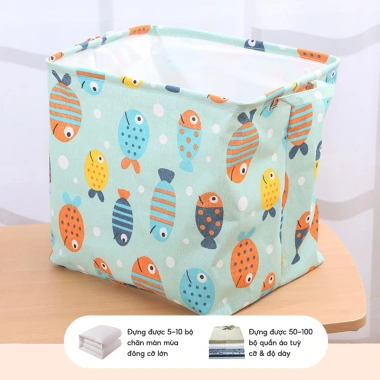 Giỏ Đựng Quần Áo Handobox 100L-140L Chống Nước, Túi Vải Gấp Gọn Giá 31.000₫ 10
