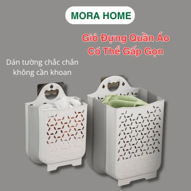 Giỏ Đựng Quần Áo Mora Home Gấp Gọn Treo Tường Nhựa Dẻo TPR Cao Cấp 39.000₫ Giỏ Đựng Quần Áo Mora Home Gấp Gọn Treo Tường Nhựa Dẻo TPR Cao Cấp 39.000₫