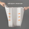 Giỏ đựng quần áo nhà tắm treo tường gấp gọn nhựa TPR, tặng miếng dán - 45.000đ 4