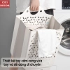 Giỏ đựng quần áo nhà tắm treo tường gấp gọn nhựa TPR, tặng miếng dán - 45.000đ 6