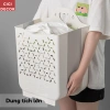 Giỏ đựng quần áo nhà tắm treo tường gấp gọn nhựa TPR, tặng miếng dán - 45.000đ 7
