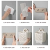 Giỏ đựng quần áo nhà tắm treo tường gấp gọn nhựa TPR, tặng miếng dán - 45.000đ 9