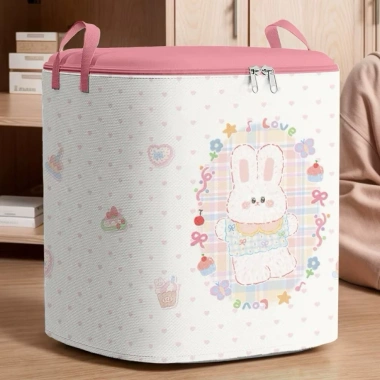 Giỏ đựng quần áo vải chống nước 100L-180L, túi chăn màn gấp gọn, chỉ 15.000 6