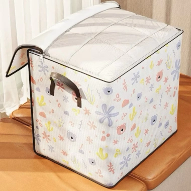 Giỏ đựng quần áo vải chống nước 100L-180L, túi chăn màn gấp gọn, chỉ 15.000 7