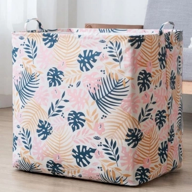 Giỏ đựng quần áo vải Poly cỡ lớn - Túi đa năng chăn màn, bền đẹp, giá 26.9k 3