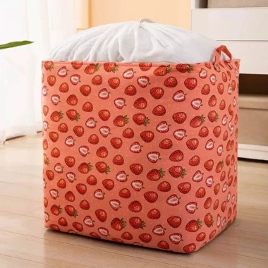 Giỏ đựng quần áo vải Poly cỡ lớn - Túi đa năng chăn màn, bền đẹp, giá 26.9k 4