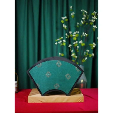 Giỏ Gỗ Hình Quạt Set Quà Tết Sang Trọng Trang Trí Phòng Khách Giá 44.550₫