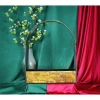 Giỏ Gỗ Tay Quai Cong Bọc Gấm - Set Quà Tết Sang Trọng, Trang Trí, Giá 250.000 VND 2