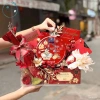 Giỏ hoa mica trong suốt - giỏ đựng quà Tết, hộp hoa có quai, trưng bày trái cây, giảm 20%