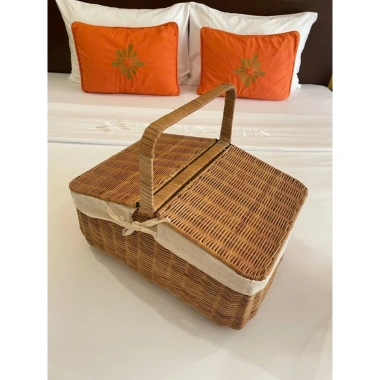 Giỏ mây đa năng đựng hoa quả, cắm hoa, quà tặng, picnic, spa Giá chỉ 72.000đ