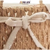 Giỏ Picnic Hình Tròn Đan Tay Có Quai va Decor Bánh Kẹo, Chụp Hình Bé, Giá 99.000 VND 3