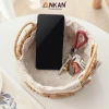 Giỏ Picnic Hình Tròn Đan Tay Có Quai va Decor Bánh Kẹo, Chụp Hình Bé, Giá 99.000 VND 4