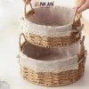 Giỏ Picnic Hình Tròn Đan Tay Có Quai va Decor Bánh Kẹo, Chụp Hình Bé, Giá 99.000 VND 9