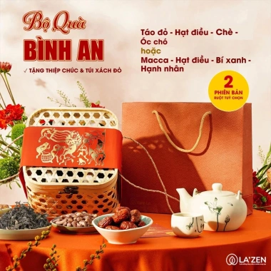 Giỏ quà Tết 2.026 Mây Tre Đan - Hạt dinh dưỡng tốt sức khỏe, giá ưu đãi 437.950 VND 6