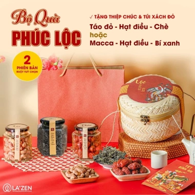 Giỏ quà Tết 2.026 Mây Tre Đan - Hạt dinh dưỡng tốt sức khỏe, giá ưu đãi 437.950 VND 8