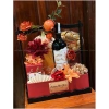 Giỏ quà Tết cao cấp, quai xách, set hoa quả, tem Happy New Year 126k 7