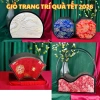 Giỏ Quà Tết Gỗ - Khay biếu, trang trí nhà, quà tặng mới 2.026, giảm 23%
