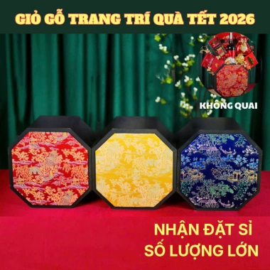 Giỏ Quà Tết Gỗ - Khay biếu, trang trí nhà, quà tặng mới 2.026, giảm 23% 5 Giỏ Quà Tết Gỗ - Khay biếu, trang trí nhà, quà tặng mới 2.026, giảm 23% 5