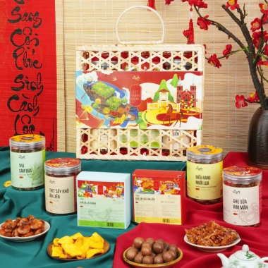 Giỏ Quà Tết Tài Lộc - Tết An Lành, Quà Tết Sang Trọng, Giảm Giá Đến 598.000 VND, Phù Hợp Doanh Nghiệp và Gia Đình 3