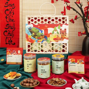 Giỏ Quà Tết Tài Lộc - Tết An Lành, Quà Tết Sang Trọng, Giảm Giá Đến 598.000 VND, Phù Hợp Doanh Nghiệp và Gia Đình 6