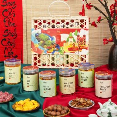 Giỏ Quà Tết Tài Lộc - Tết An Lành, Quà Tết Sang Trọng, Giảm Giá Đến 598.000 VND, Phù Hợp Doanh Nghiệp và Gia Đình 9