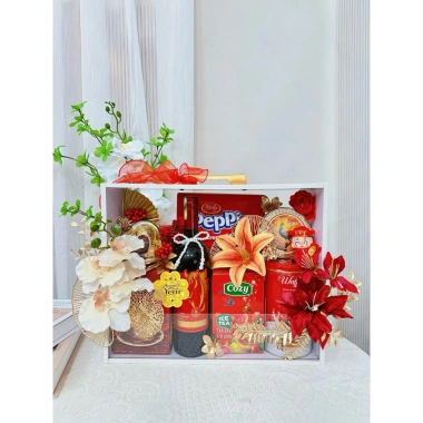 Giỏ quà vali gỗ sang trọng chắc chắn mẫu mới giảm còn 120.000 VND 3