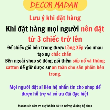 Giỏ tre đa năng đựng đồ đi chợ, quà Tết, Trung Thu - Làn tre gói quà tự nhiên DOC02 8.000₫ 3 Giỏ tre đa năng đựng đồ đi chợ, quà Tết, Trung Thu - Làn tre gói quà tự nhiên DOC02 8.000₫ 3