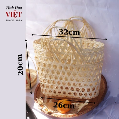 Giỏ tre đựng quà Tết Làn tre quà tặng, decor trứng, trang trí Tinh hoa Việt 14.000đ 10 Giỏ tre đựng quà Tết Làn tre quà tặng, decor trứng, trang trí Tinh hoa Việt 14.000đ 10