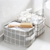Giỏ vải đa năng vintage - Túi mini đựng mỹ phẩm, văn phòng, hộp vải để bàn, giá 15.120₫ 5