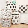 Giỏ vải vuông đa năng, sọt vải chống thấm nước cho quần áo - Giá 54.000 2