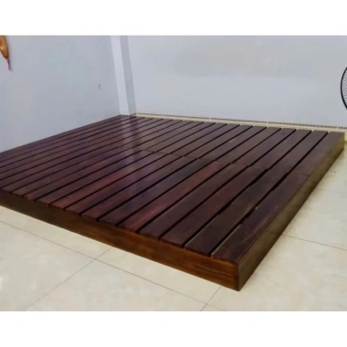 Giường Ngủ Pallet Gỗ Thông Nhập Khẩu 15cm Chống Mốc Chống Mối - 415k 4