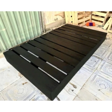 Giường Ngủ Pallet Gỗ Thông Nhập Khẩu 15cm Chống Mốc Chống Mối - 415k 9