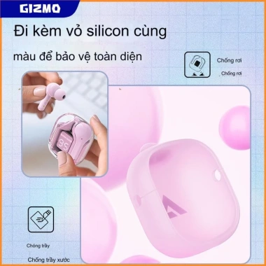 GIZMO T8 Tai Nghe BT5.3 TWS IPX5 Chống Thấm, Giảm Tiếng Ồn, Micro, Apple & Android - 17.703₫