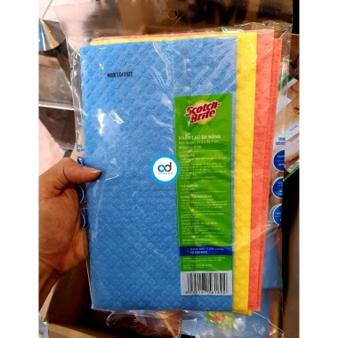 Gói 3 khăn lau đa năng 3M siêu thấm hút, chống xước, giá chỉ 59.000đ 5