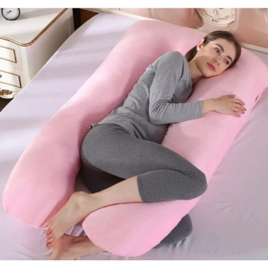 Gối bầu chữ U nâng đỡ bụng, giảm đau lưng, giúp mẹ bầu ngủ ngon – Giá 254.600₫ 7