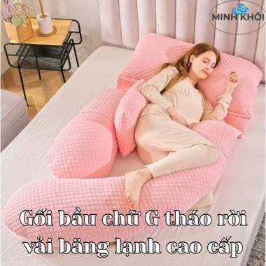 Gối bầu chữ U nâng đỡ bụng, giảm đau lưng, giúp mẹ bầu ngủ ngon – Giá 254.600₫ 10