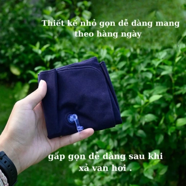 Gối Bơm Hơi DCP49 - Gối Ngủ Văn Phòng, Du Lịch, Cắm Trại, Siêu Nhẹ và Dễ Bơm 5