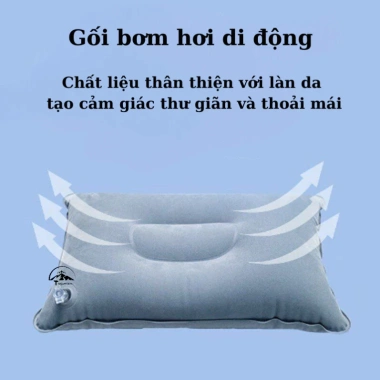 Gối Bơm Hơi DCP49 - Nằm Ngủ Văn Phòng, Du Lịch, Cắm Trại, Dã Ngoại Giá chỉ 29.000 9