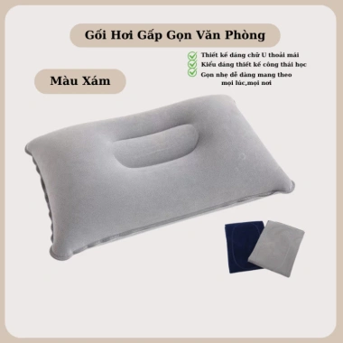 Gối Bơm Hơi DCP49 - Nằm Ngủ Văn Phòng, Du Lịch, Cắm Trại, Giá 30k 10 Gối Bơm Hơi DCP49 - Nằm Ngủ Văn Phòng, Du Lịch, Cắm Trại, Giá 30k 10
